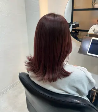 ミディアム カラー 🤍透明感/韓国風 🤍サクラギヒトミのヘアスタイル