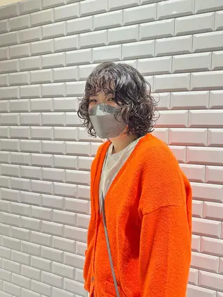 ショート パーマ SALOWIN me＋店所属・半個室サロン🫧 ササキアヤカのヘアスタイル