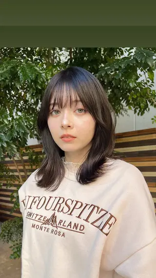 ミディアム ルカ/ レイヤーカット🍓のヘアスタイル