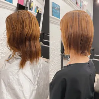 ショート SYUK高円寺所属・ベージュ/暖色カラー /ボブ/ミカのヘアスタイル