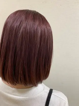 ミディアム カラー 高橋友里亜 /フリーランスのヘアスタイル