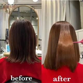 ミディアム 透明感カラー🪡🤍 nanao🤍🪡のヘアスタイル