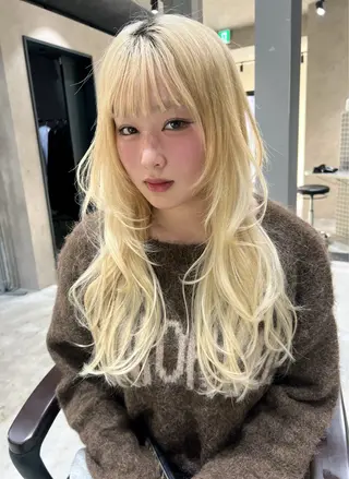 nehus nagaoka所属・🖤複雑履歴ブリーチ Mizuki 🖤のヘアスタイル