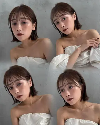 ショート ❤️ボブ/髪質改善 タッセルボブ/ユウキのヘアスタイル