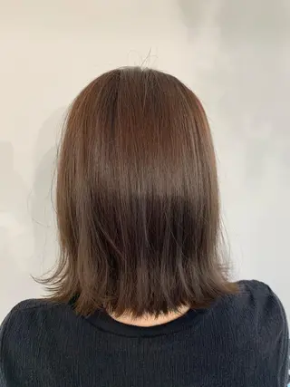 ミディアム カラー パーマ ヘアアレンジ 加藤 綾華のヘアスタイル