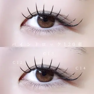 マツエク・マツパ 束間まつ毛ෆ sasara🍒のマツエク・マツパデザイン