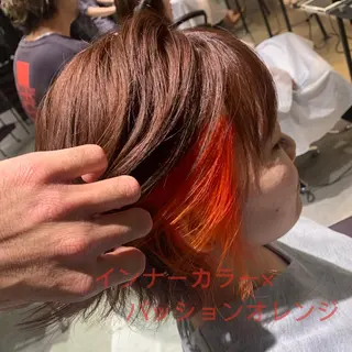 ミディアム カラー ♦️髪質改善♦️ 【CHERIM】福島のヘアスタイル