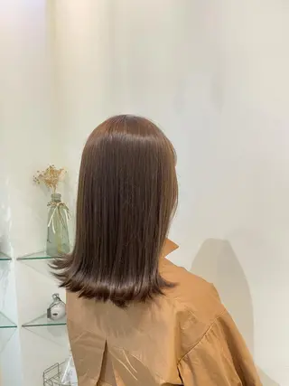 カラー 髪質改善カラー🤍 エクステ✨君島由実子のヘアスタイル