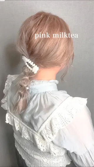 ミディアム カラー Selenehair 三条本店のヘアスタイル