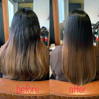 ロング 縮毛矯正&髪質改善 MAILHAIRのヘアスタイル