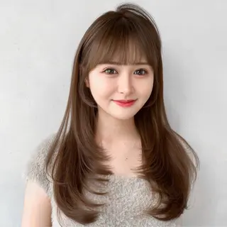 ミディアム レイヤー/ボブ /カット泉谷七登のヘアスタイル