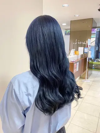 ロング カラー 透明感ハイトーン特化 /ケアブリーチ/莉駒のヘアスタイル