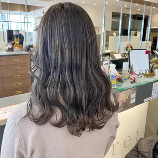 カラー 堀江/韓国/透明感 /みずき🐩のヘアスタイル