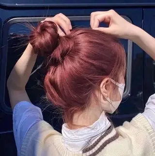 ロング ふんわり🐏ガーリー ベージュ🤎こころのヘアスタイル
