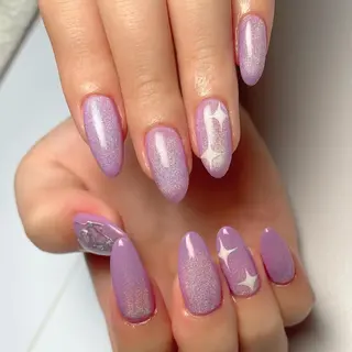 セミロング ネイル 下妻市ﾈｲﾙｻﾛﾝ M_styleのネイルデザイン