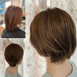 ショート パーマ ゴトウ エイイチのヘアスタイル