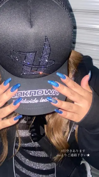 ネイル moca心斎橋所属・˚✧⁺⭐︎༚moca miyuu⁎⁺˳✧༚のネイルデザイン