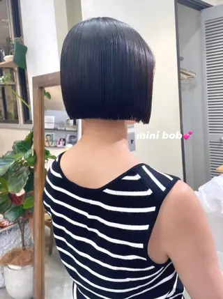 ショート カノン/暖色カラー /透明感カラーのヘアスタイル