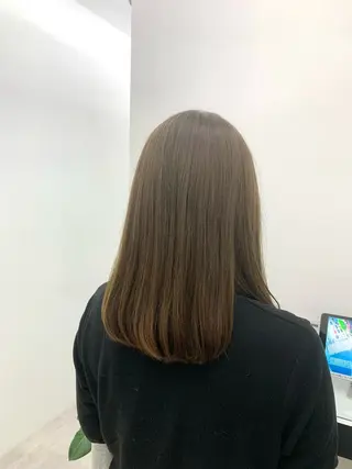 ミディアム カラー 本格ヘッドスパ🌿 ×ヘア 佐藤のヘアスタイル