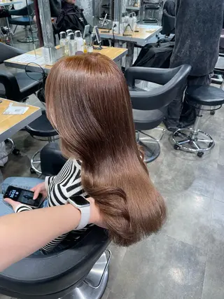 カラー 🤍ベージュ/透明感 韓国ヘア/まりん🤍のヘアスタイル