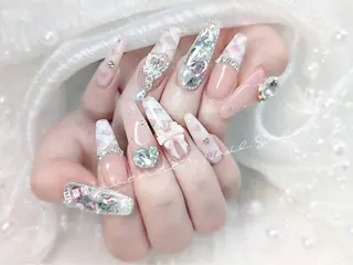 ネイル ラベンダー💖日暮里 ルル💖ネイルのネイルデザイン