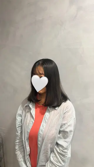 ミディアム りん/神楽坂 English okのヘアスタイル