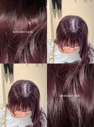 ロング カラー おぐり ゆづきのヘアスタイル