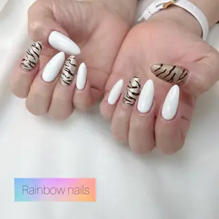 ネイル Rainbow nailsくろちゃんのネイルデザイン