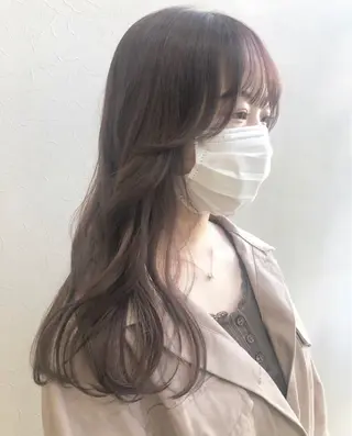 ロング カラー nakahara madokaのヘアスタイル