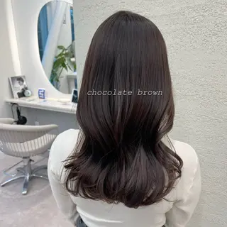 セミロング カラー 美髪矯正/髪質改善/ 艶髪🤍伊藤梨紗のヘアスタイル