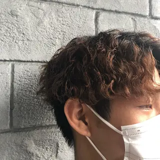 パーマ メンズ 🌐👽フクイ キララ🌎💎のヘアスタイル