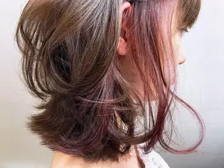 ミディアム カラー トップスタイリスト 💙藤原 純のヘアスタイル