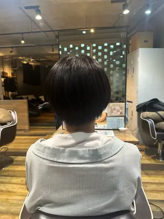 ショート flannel 加藤 優介のヘアスタイル