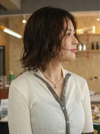 ミディアム パーマ 栄・伏見 JOULE'Sのヘアスタイル