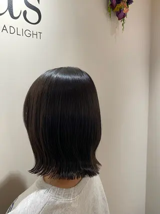 ミディアム 透明感カラー🧡🌿 Mioのヘアスタイル
