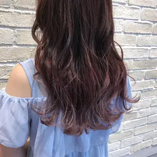 セミロング カラー 安定感抜群✨ 溝の口/中裕樹のヘアスタイル