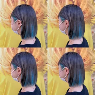 ミディアム カラー 髪質改善カラー/店長 宮内秀峰のヘアスタイル