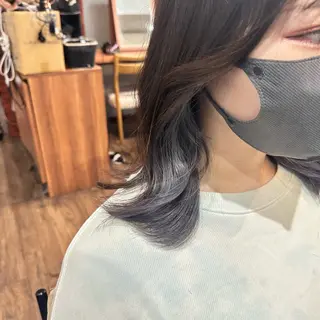 ミディアム カラー ヘアアレンジ MiU所属・韓国×髪質改善×美髪 縮毛矯正×レイヤーのヘアスタイル