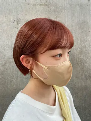 ショート 盛れる顔周り /透明感/かりん🎀のヘアスタイル