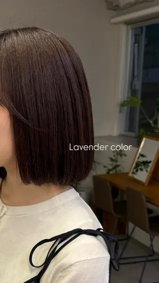 ミディアム カラー 志波 凜花のヘアスタイル