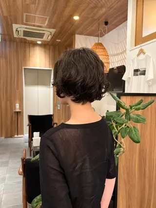 ショート パーマ BEAUTRIUM 穂乃香のヘアスタイル