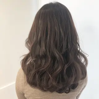 ロング カラー sano sayakaのヘアスタイル