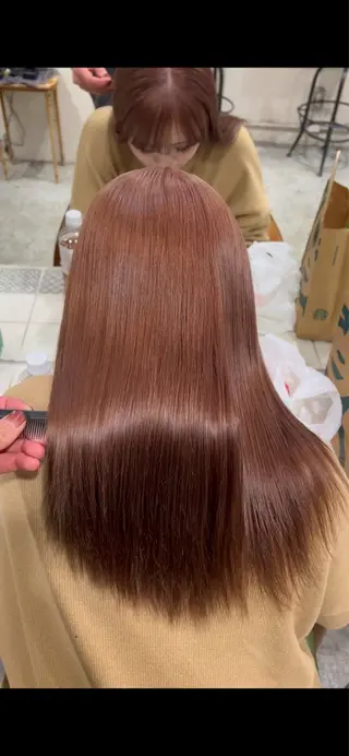 セミロング カラー ヘアアレンジ 近藤 乃紀のヘアスタイル