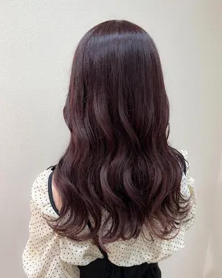 セミロング mina .のヘアスタイル