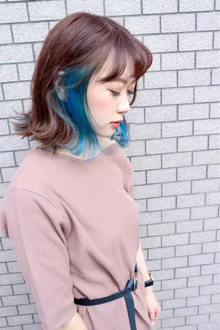 ミディアム カラー モデル募集中✨ 加藤りり菜のヘアスタイル