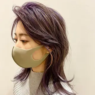 セミロング カラー #ケアブリーチ# MASAのヘアスタイル