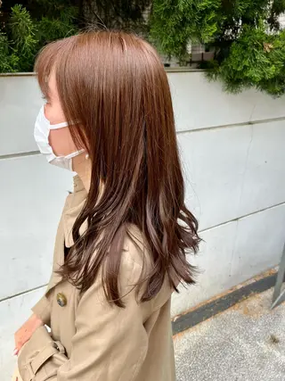ロング うるツヤハイトーン✨ /西川郁巳のヘアスタイル