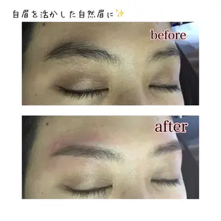 ショート ミディアム セミロング ロング カラー パーマ ヘアアレンジ ネイル マツエク・マツパ 眉毛サロン DUAL 恵比寿の眉毛・アイブロウイメージ