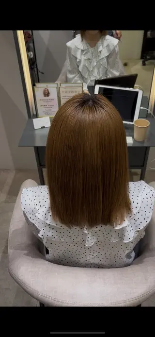 ミディアム メンズカットモデル カラーモデル水橋柊太のヘアスタイル