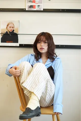 ミディアム モモカ 🎀🫧のヘアスタイル